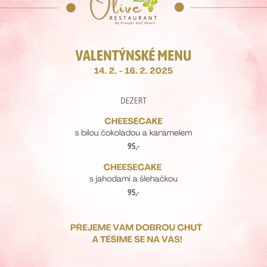 Valentýnské menu